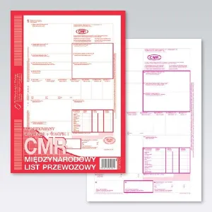 Druk offsetowy A4 CMR Międzynarodowy list przewozowy 80k. Michalczyk i Prokop (800-2)