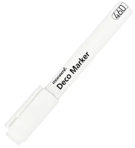 Marker specjalistyczny Akrylowy Deco Marker 2080154607 wkład biały okrągła końcówka Monami (160-2514)