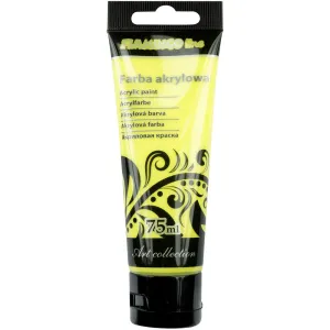 Farba akrylowa kolor: cytrynowy 75ml Flamingo Line (003)