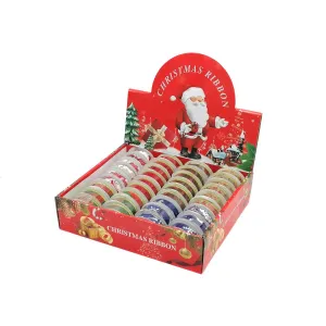Wstążka One Dollar świąteczna mix mix 25mm (366817)
