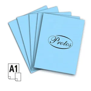 Brystol A1 błękitny 160-180g 20k [mm:] 610x860 Protos