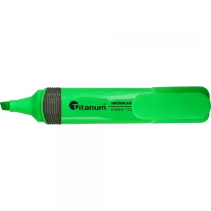 Zakreślacz CLC1190 Titanum ściętka końcówka 1-5 mm zielony