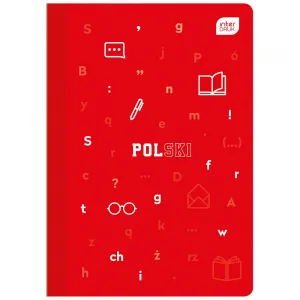 Zeszyt tematyczny Interdruk Język polski A5 60k. 70g linia