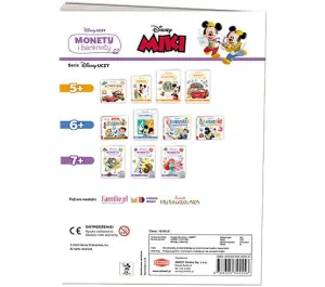 Książka dla dzieci Disney Uczy. Monety i banknoty. Miki Ameet (UPZ 9303)