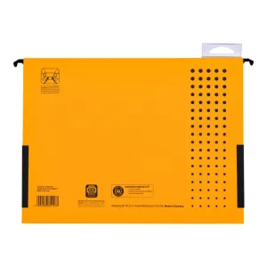 Teczka zawieszkowa A4 Chic Ultimate z płóciennymi bokami żółty karton 230g Elba (100552103)