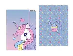 Teczka kartonowa na gumkę Unicorn A4 mix Starpak (553546)