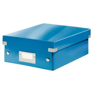 Pudło archiwizacyjne Leitz Click & Store z przegródkami B5 - niebieski 220mm x 100mm x 285mm (60570036)