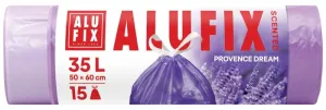 Worki na śmieci zapachowe lawenda kolor: fioletowy 35L 15 szt Alufix (BS-AX-669619)