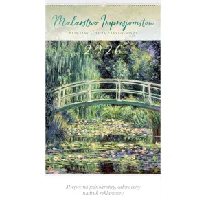 Kalendarz ścienny PODRÓŻE PO KONTYNENTACH 13-planszowe 2024 320mm x 470mm Lucrum (RW09)