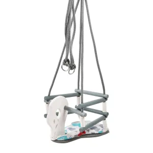 Huśtawka drewniana kolor łabędź Bączek (HSŁK4235)