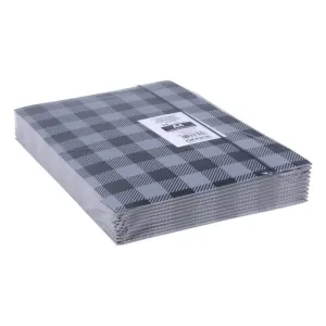 Teczka kartonowa na gumkę w kratę A4 mix 320g Office Products (21191341-99)