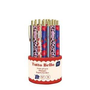 Długopis żelowy TUTTO BELLO metalowy wkład niebieski 0,7mm Interdruk (żelowy)