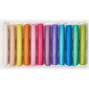 Plastelina 12 kol. pastelowa mix 200g Oxford (400178108)