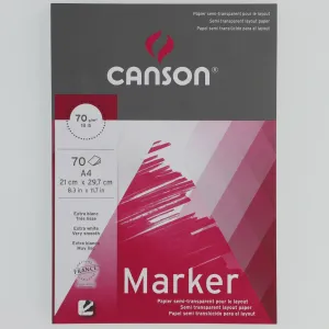 Blok artystyczny Canson Marker Layout A4 70g 70k (297-231)
