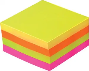 Notes samoprzylepny Titanum mix fluo 400k 76mm x 76mm (YGSF-02)