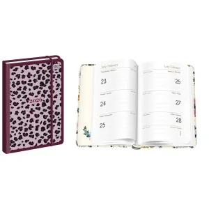 Kalendarz książkowy (terminarz) mat+uv PATTERN A6 Interdruk (192 strony)