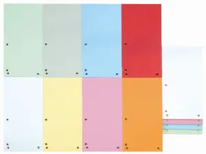 Przekładka czysta Donau 1/3 A4 biała 190g 100k 235mm x 105mm (8620100-99PL)