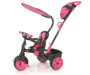 Rower Little Tikes Trójkołowiec 4w1 różowo-czarny (LIT634321)