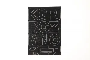 Naklejka (nalepka) litery samoprzylepne carne (60mm)