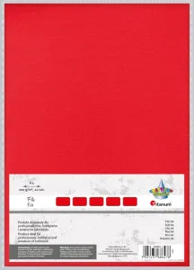 Filc Craft-Fun Series A4 kolor: czerwony 10 ark. [mm:] 210x297 Titanum (344565)