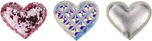 Ozdoba materiałowa Craft-Fun Series serca samoprzylepne Titanum (2324050-pink)