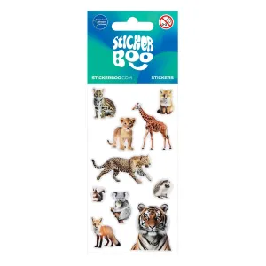 Naklejka (nalepka) dzikie zwierzęta Stickerboo (550332)