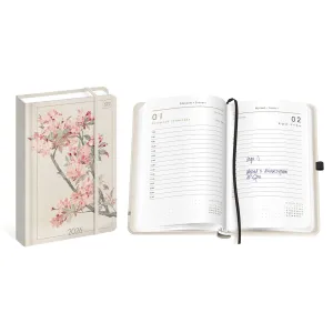 Kalendarz książkowy (terminarz) DZIENNY A5 Interdruk (CHERRY)