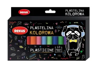 Plastelina 12 kol. Teens mix Rexus (9754)