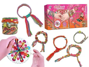 Bransoletka zestaw do tworzenia bransoletek sznurkowych, z koralikami Adar (623224)