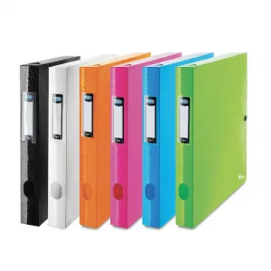 Teczka plastikowa na guzik Elba Art Pop S40 A4+ kolor: mix 240mm x 320mm (400060036)
