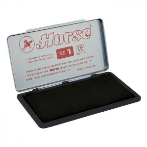 Poduszka do stempli Horse Nr 1 czarna 150mm x 74mm (140-1015)