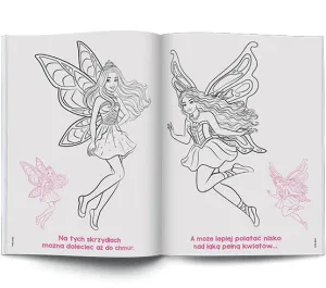 Książka dla dzieci Barbie™. Kolorowanka z Naklejkami Ameet (NA-1404)