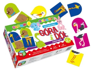 Układanka GÓRA DÓŁ: ZWIERZĘTA Multigra