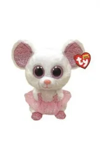 Pluszak Ty Beanie Boos Nina - Biała ballerina mysz 240mm (TY36488)