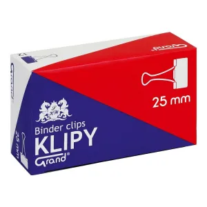 Klipy 25mm czarny Grand (110-1093)
