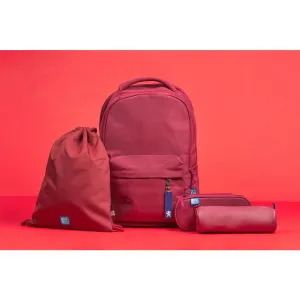 Worek na buty School żurawinowy Oxford (400182198)