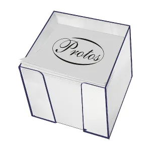 Kostka papierowa Protos - biały 85mm x 85mm x 80mm