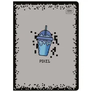 Zeszyt PIXEL A5 16k. 70g linia kolor Interdruk