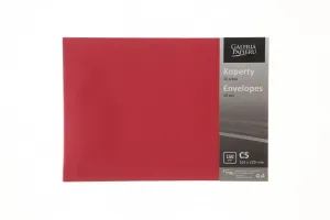 Koperta C5 pearl czerwony k czerwona Galeria Papieru (280638) 10 sztuk
