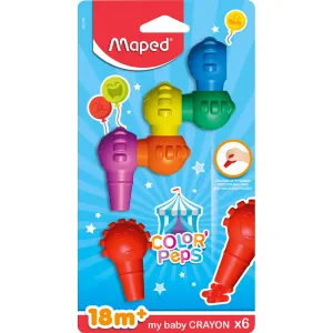 Kredki świecowe Maped Colorpeps 6 kol. (863106)