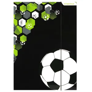 Teczka kartonowa na gumkę Football A4 mix Starpak (553549)