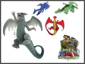 Figurka Smok rozciągliwy 4kol Hipo (HAB095)