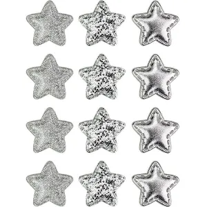 Ozdoba materiałowa Craft-Fun Series samoprzylepna srebrne gwiazdki Titanum (BJ25042713)