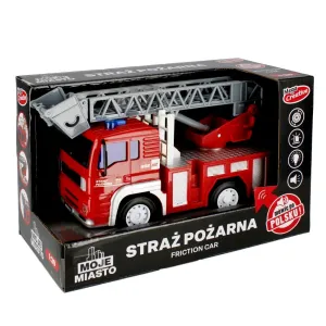Samochód strażacki 21cm światło i dźwięk Mega Creative (522135)