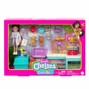 Lalka Barbie Chelsea weterynarz 670mm (HGT12)