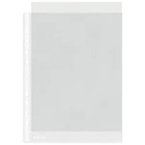 Koszulki na dokumenty groszkowe A4 kolor: przezroczysty typu U 35 mic. Esselte (16690)