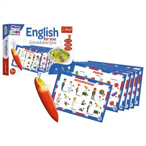 Gra edukacyjna Trefl English for you Magiczny ołówek (02113)