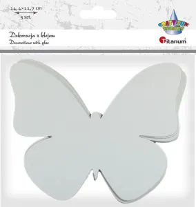Ozdoba papierowa Craft-Fun Series z warstwą kleju MOTYL Titanum (5022)