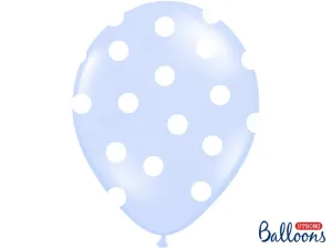 Balon gumowy Pastel Baby Blue 50 szt niebieski jasny Partydeco (SB14P-223-011W)