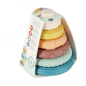 Układanka piramidka pastelowa Bam Bam (500692)